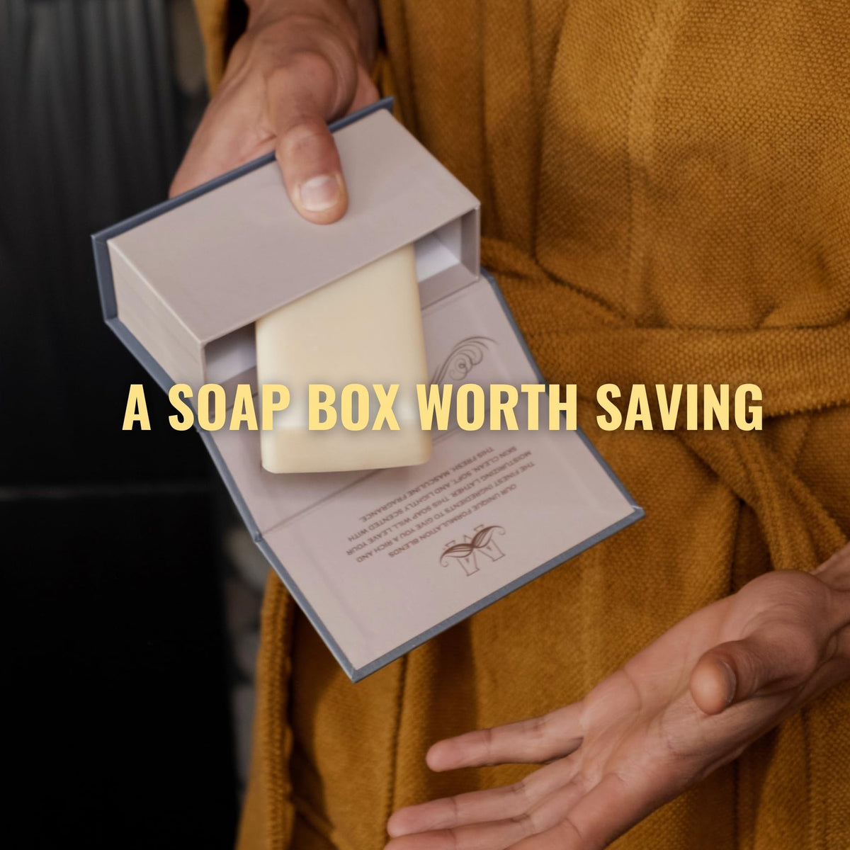 San Francisco Soap Company Spiced Tobacco Man Bar Soap with natural ingredients