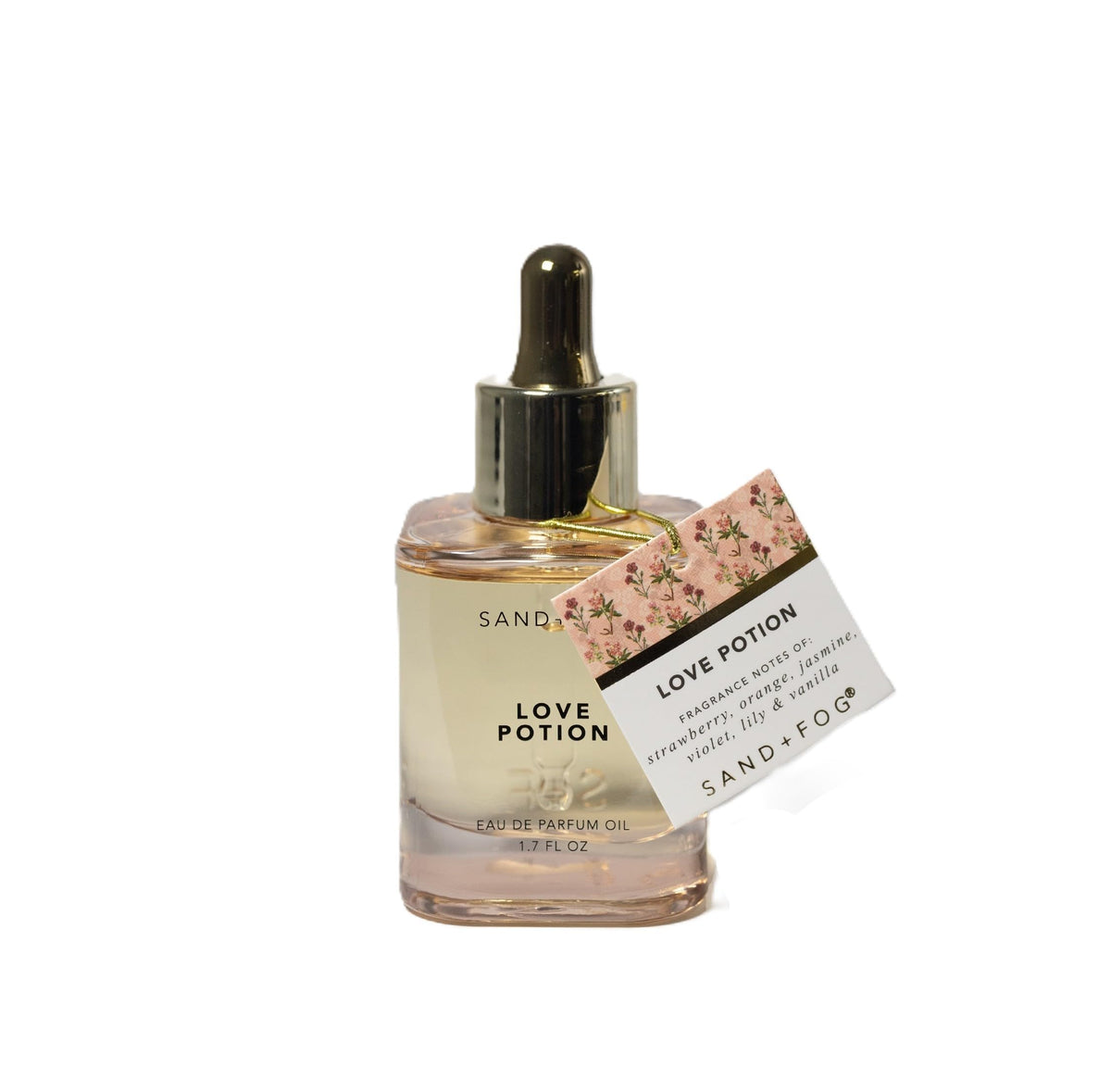Sand + Fog Love Potion Eau De Parfum Oil 1.7 fl oz dropper bottle with cap