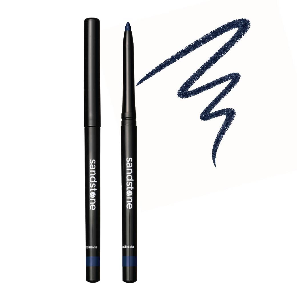 Sandstone Scandinavia Waterproof Eyeliner Pencil Blue front view