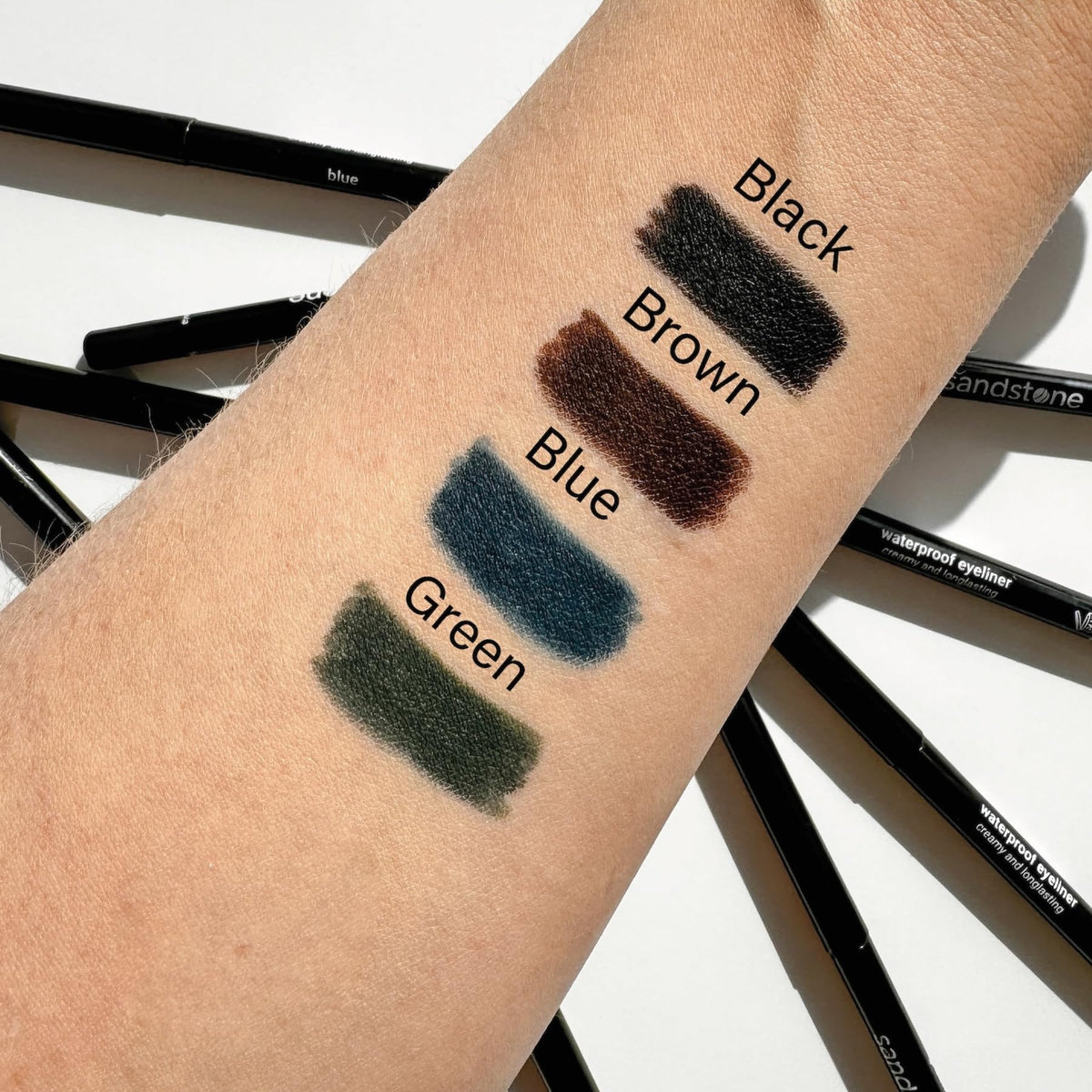 Sandstone Scandinavia Waterproof Eyeliner Pencil Green packaging