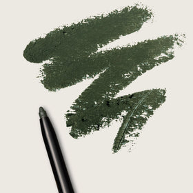 Sandstone Scandinavia Waterproof Eyeliner Pencil Green with eye makeup