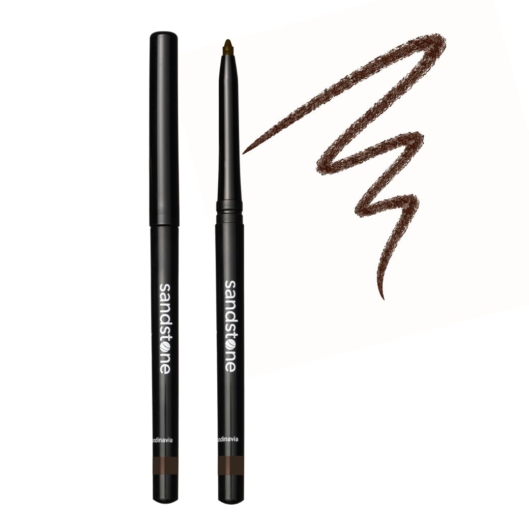 Sandstone Scandinavia Waterproof Eyeliner Pencil in Brown front view
