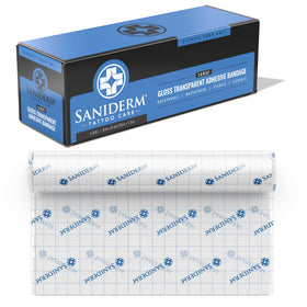 Saniderm Original Tattoo Aftercare Bandage Roll, 8 in x 8 yd front view