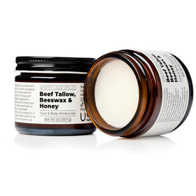 Santa Cruz Paleo Beef Tallow Face Moisturizer 2 Oz in use on skin