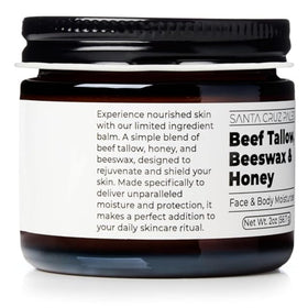 Santa Cruz Paleo Beef Tallow Face Moisturizer 2 Oz with natural ingredients