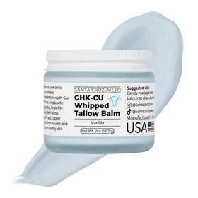 Santa Cruz Paleo Whipped Tallow Balm 2 Oz front view