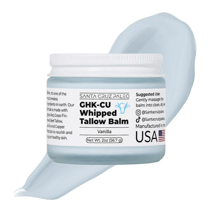Santa Cruz Paleo Whipped Tallow Balm 2 Oz front view