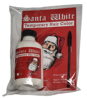 Santa White Temporary Hair Color Liquid 4 oz front view