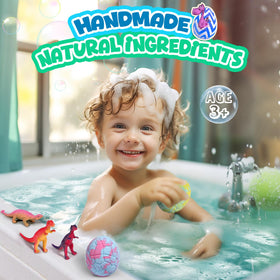 Sanyi bath bombs arranged in a gift box for kids