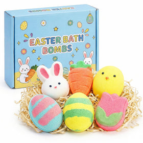 sanyi Bath Bombs for Kids featuring white rabbit design