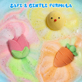 sanyi Bath Bombs for Kids with yellow chick shape