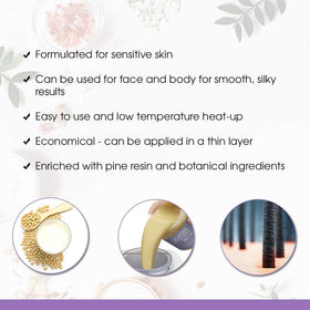 Satin Smooth beBare Hair Removal System 16 oz with application spatula