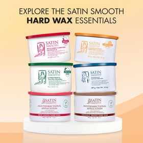SATIN SMOOTH Calendula Gold Hard Wax in a home setting
