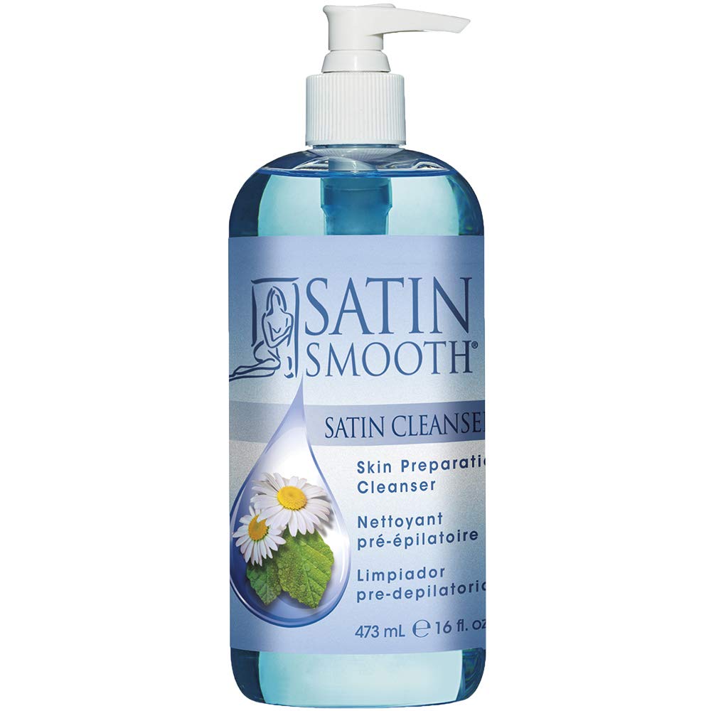 SATIN SMOOTH Pre Wax Cleanser 16 oz front view