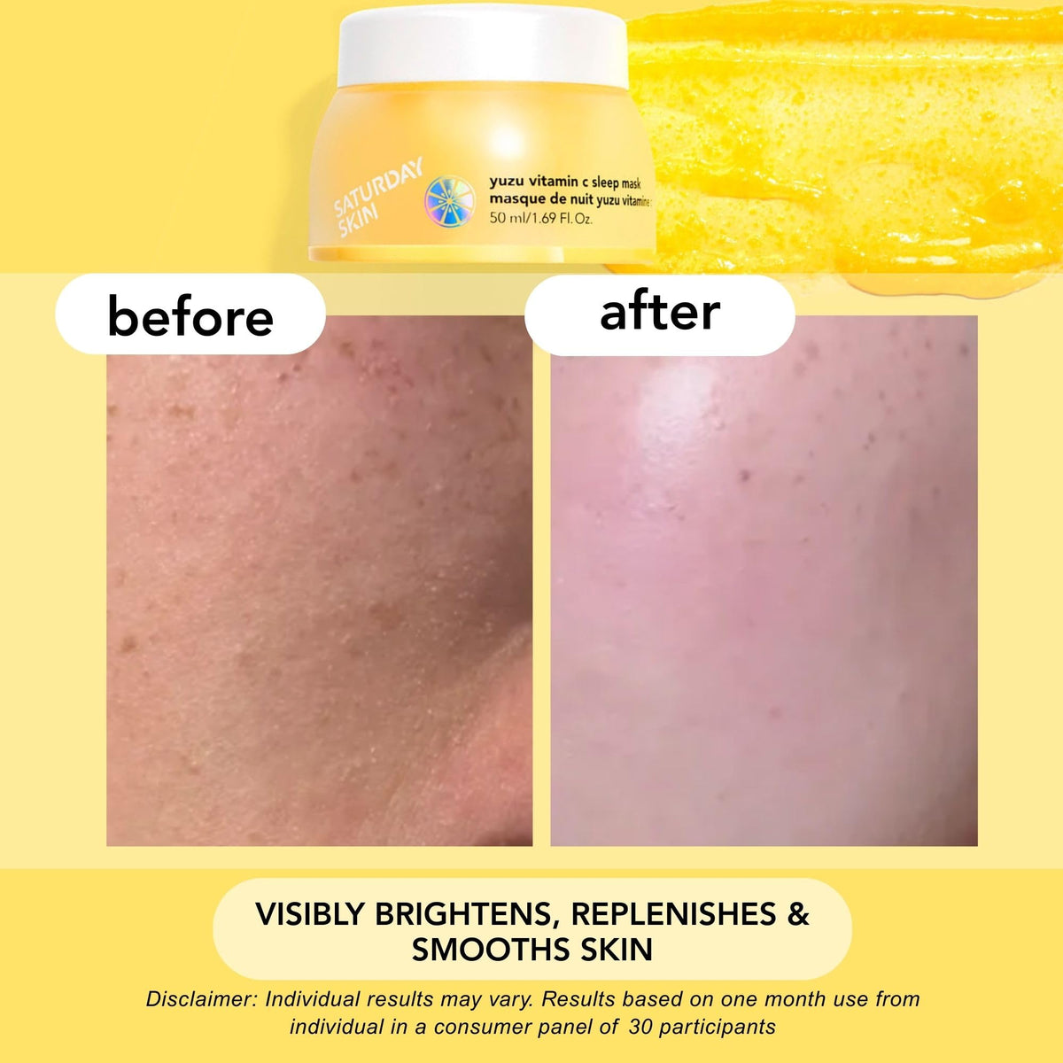 Saturday Skin Vitamin C Jelly Mask in a skincare routine