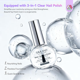 SAVILAND 3-in-1 base top coat and cuticle oil pen