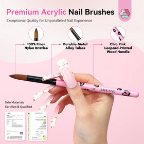 SAVILAND acrylic nail brush size 10 in protective tube