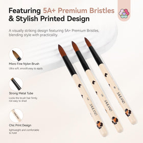 SAVILAND acrylic nail brushes with ergonomic handles