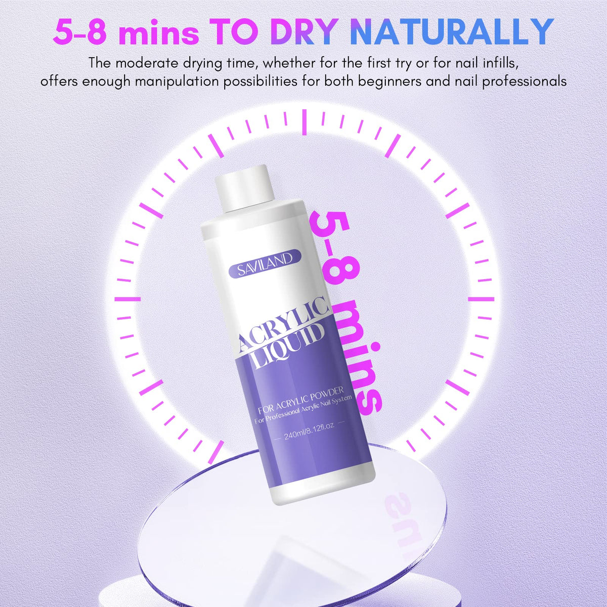 SAVILAND Acrylic Nail Liquid application process