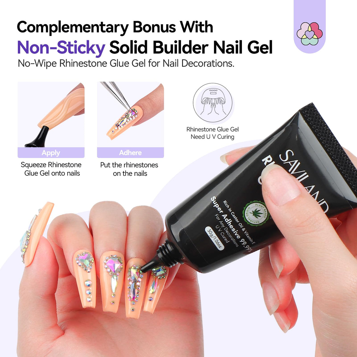 SAVILAND Builder Nail Gel packaging