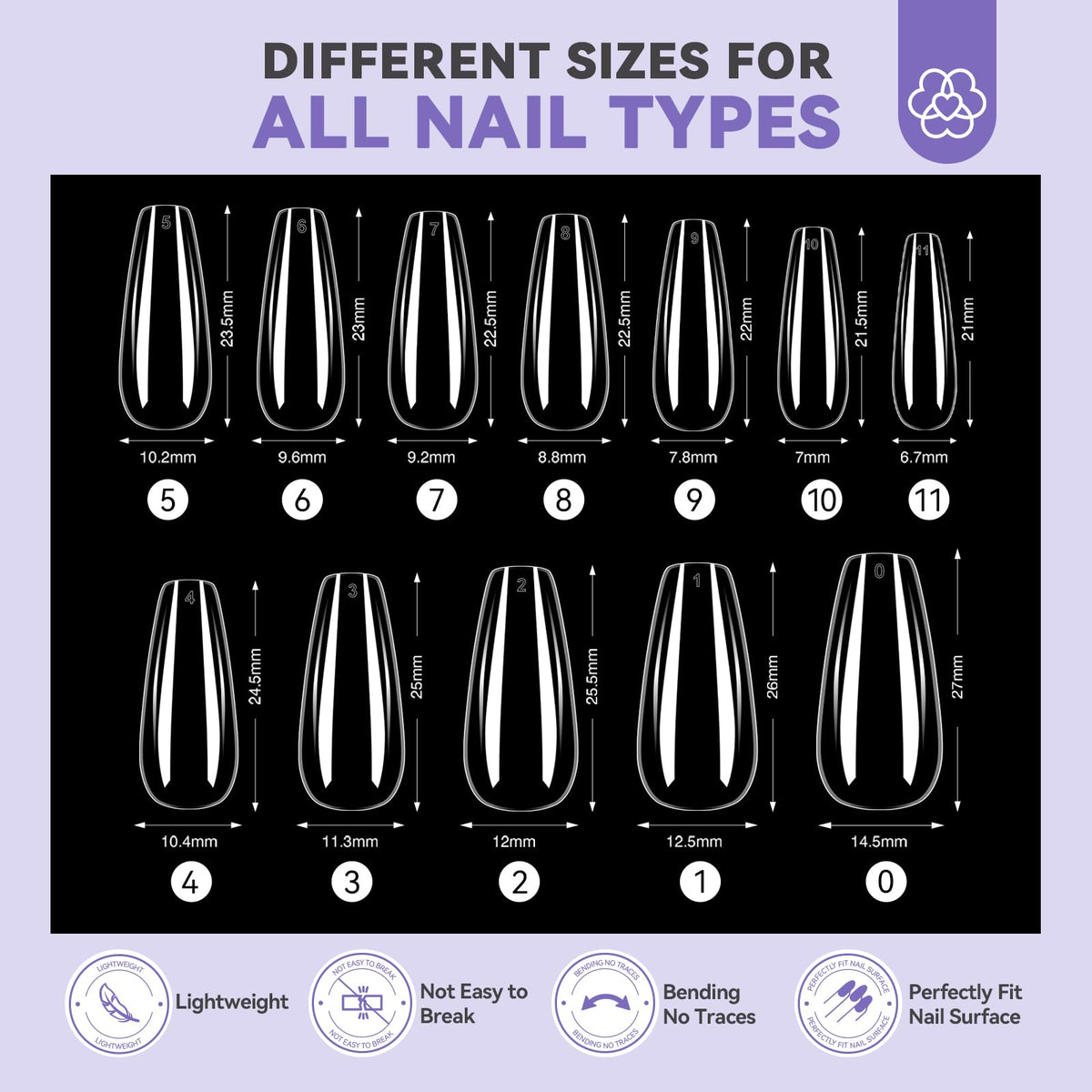 SAVILAND complete nail extension kit packaging