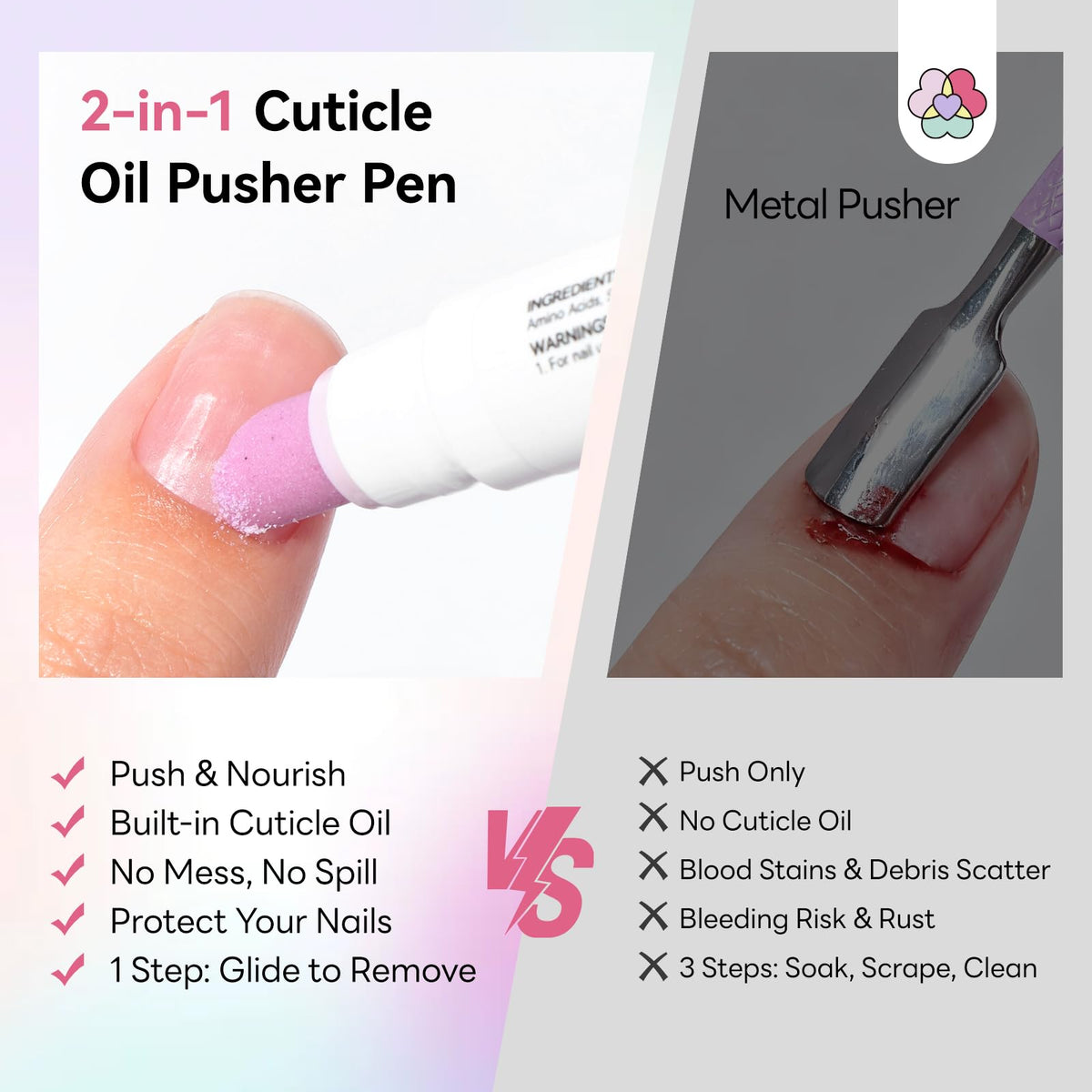 SAVILAND Cuticle Remover Pen on a bathroom counter