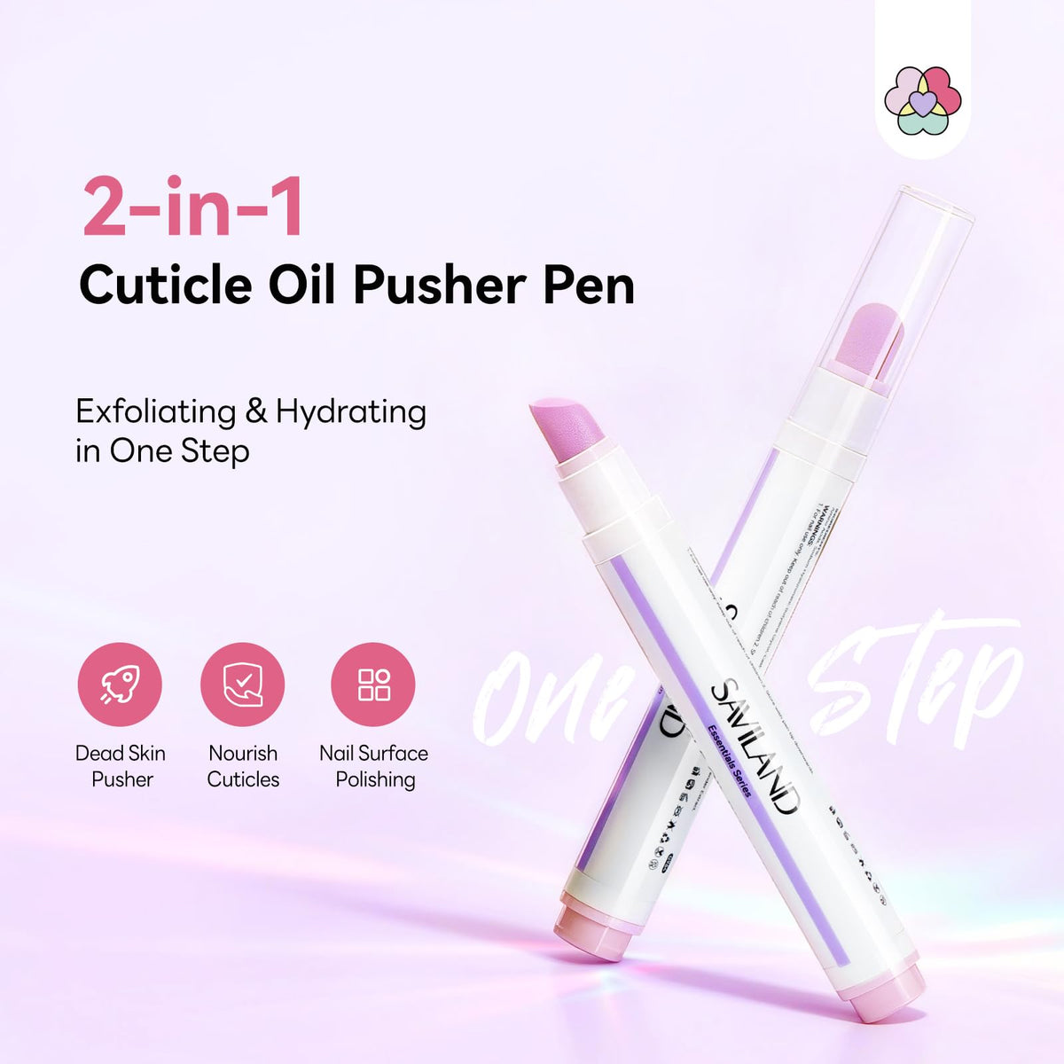 SAVILAND Cuticle Remover Pen side view showing design