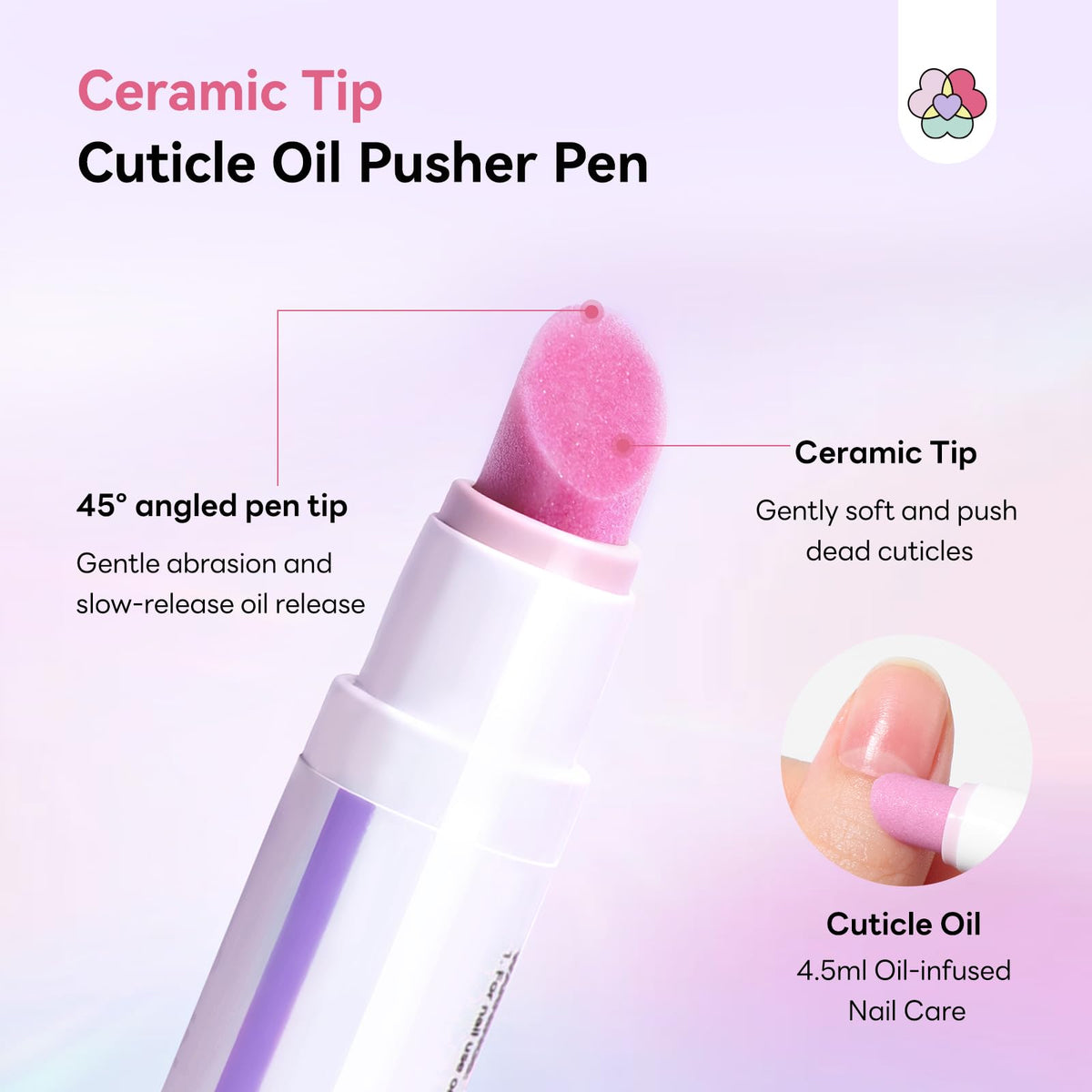 SAVILAND Cuticle Remover Pen tip close-up