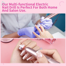 SAVILAND Electric Nail Drill during manicure session
