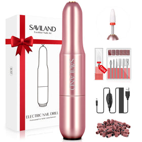 SAVILAND Electric Nail Drill front view with USB port