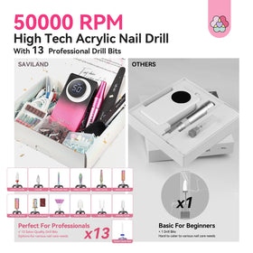 SAVILAND Electric Nail Drill with charging cable