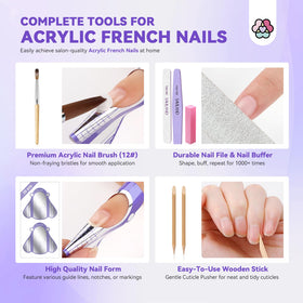 SAVILAND French nail tips assortment