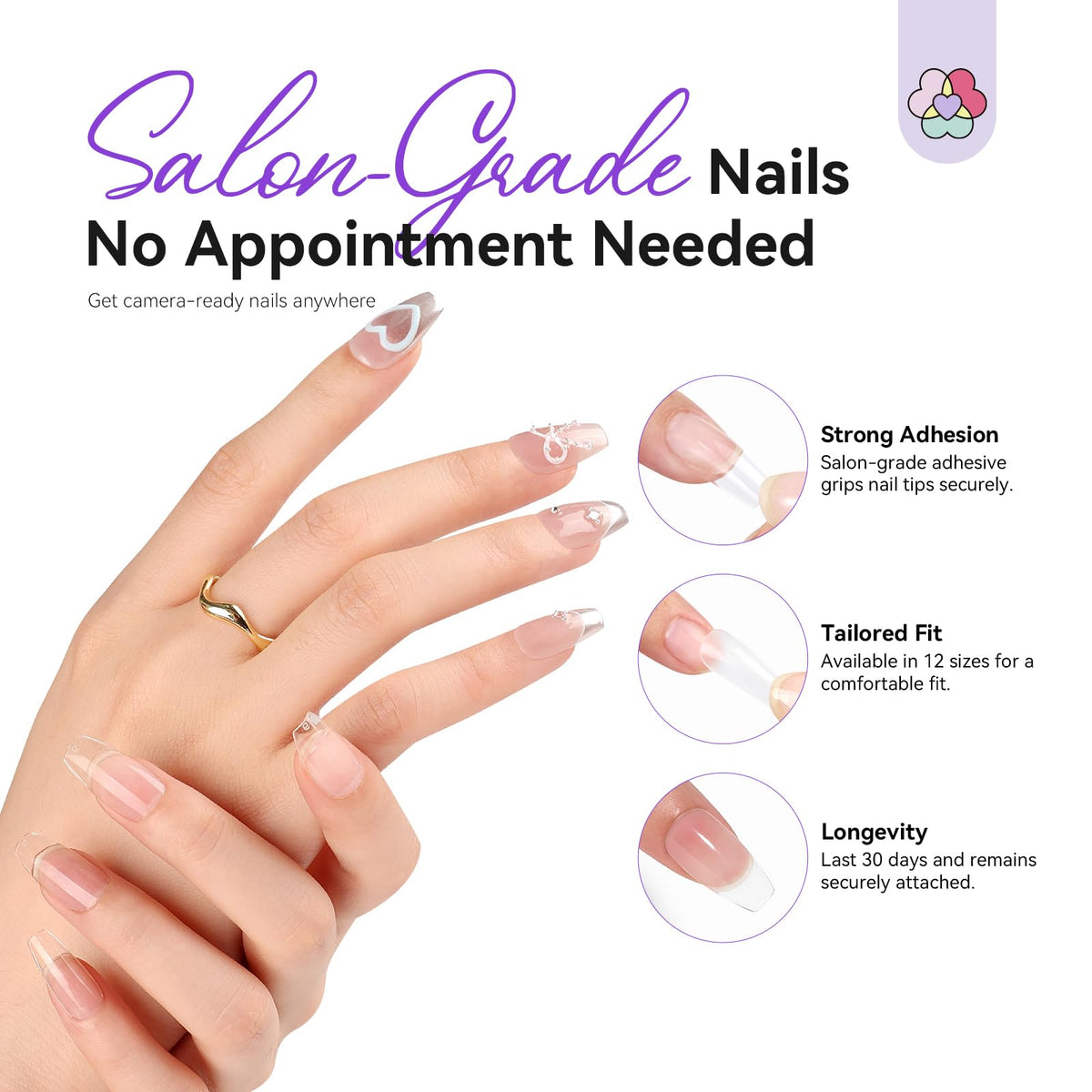 SAVILAND Gel Nail Kit packaging front view