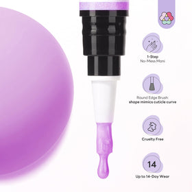 SAVILAND gel polish pen demonstrating easy application