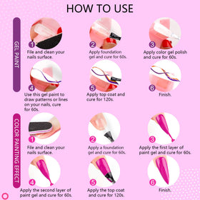 SAVILAND gel polish set packaging and contents