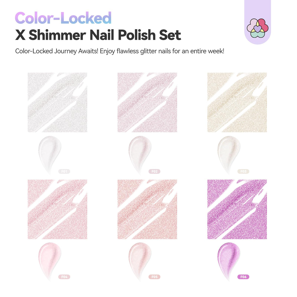 SAVILAND iridescent purple nail polish bottle
