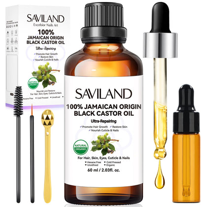 SAVILAND Jamaican Black Castor Oil 60ML bottle front view
