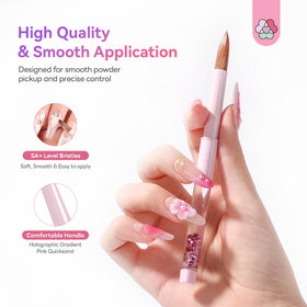 SAVILAND Kolinsky Acrylic Nail Brush Set sizes comparison