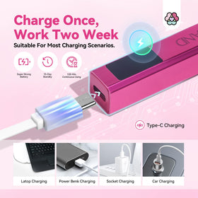 SAVILAND Mini Handheld UV LED Nail Lamp showing timer settings