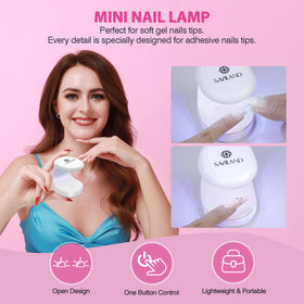 SAVILAND mini UV lamp for nail curing