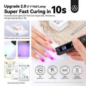 SAVILAND Mini UV Light showing 395nm lamp beads