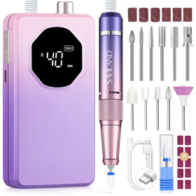 SAVILAND Nail Drill front view with pearlescent gradient finish