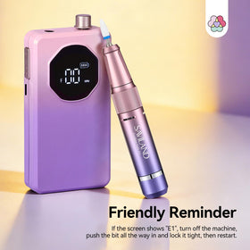 SAVILAND Nail Drill hexagonal digital display close-up