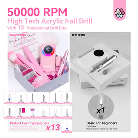 SAVILAND Nail Drill kit packaging with included accessories