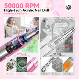 SAVILAND Nail Drill with battery indicator on LCD