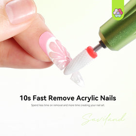 SAVILAND Nail Drill with included drill bits and sanding bands