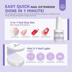 SAVILAND nail file and buffer included in kit