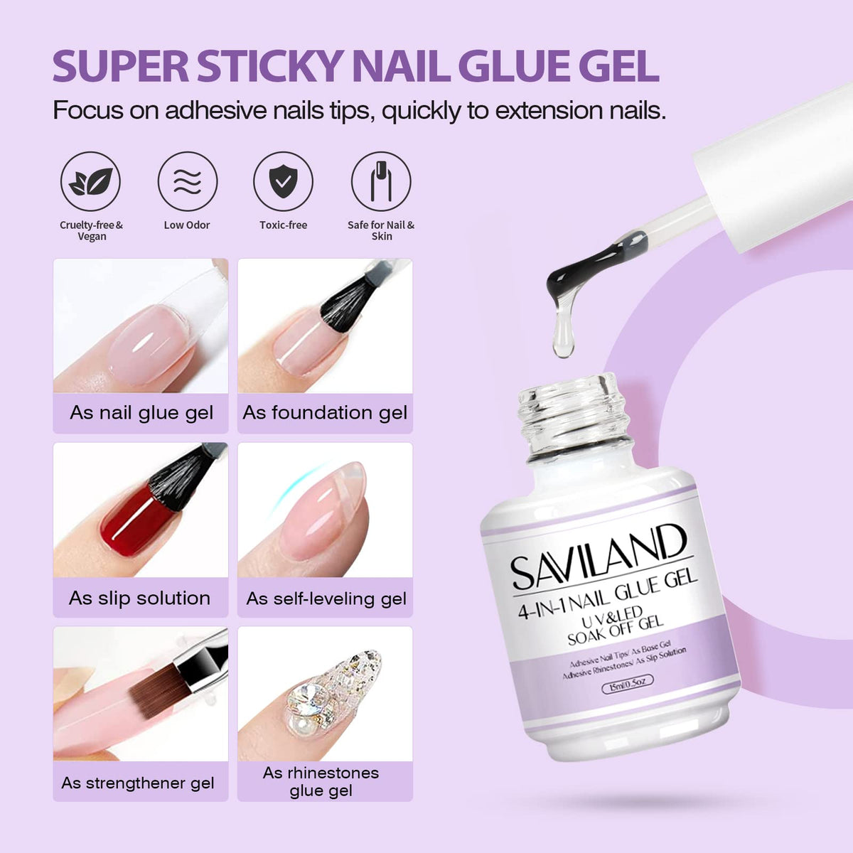 SAVILAND nail file and U-shape nail clipper