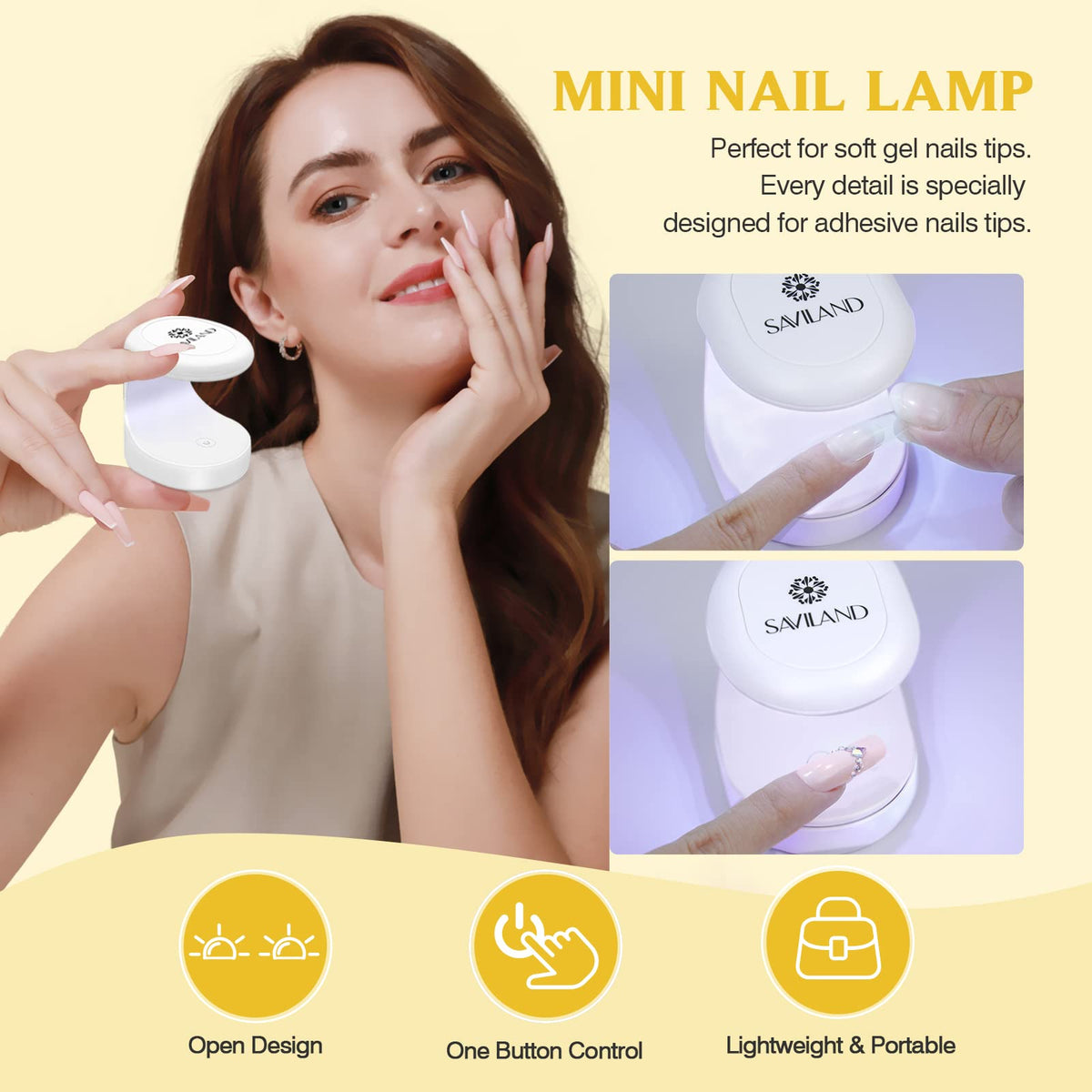 SAVILAND nail file and U-shape nail clipper