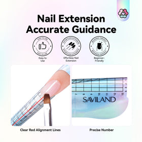 SAVILAND nail forms on a manicure table